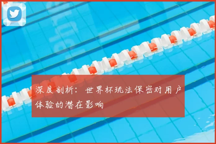 深度剖析:世界杯玩法保密对用户体验的潜在影响