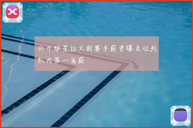 公牛球星拉文新赛季薪资曝光位列队内第一高薪