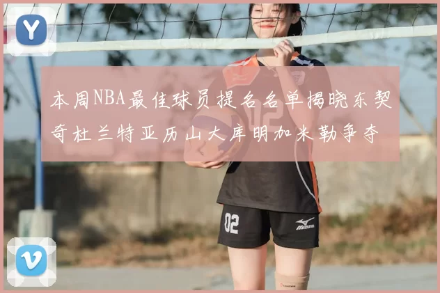 本周NBA最佳球员提名名单揭晓东契奇杜兰特亚历山大库明加米勒争夺荣誉