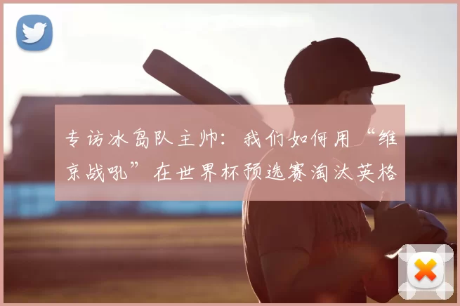 专访冰岛队主帅:我们如何用“维京战吼”在世界杯预选赛淘汰英格兰