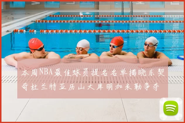 本周NBA最佳球员提名名单揭晓东契奇杜兰特亚历山大库明加米勒争夺荣誉