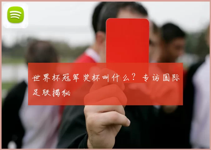 世界杯冠军奖杯叫什么?专访国际足联揭秘