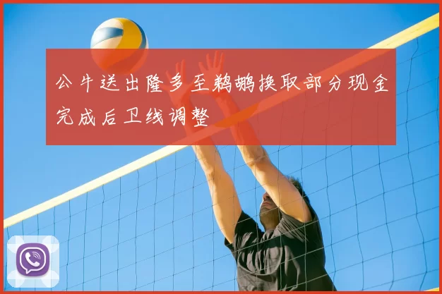 公牛送出隆多至鹈鹕换取部分现金完成后卫线调整